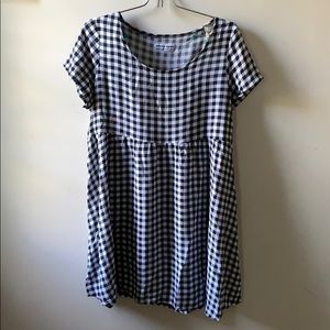 American Apparel Gingham Babydoll Dress M/L